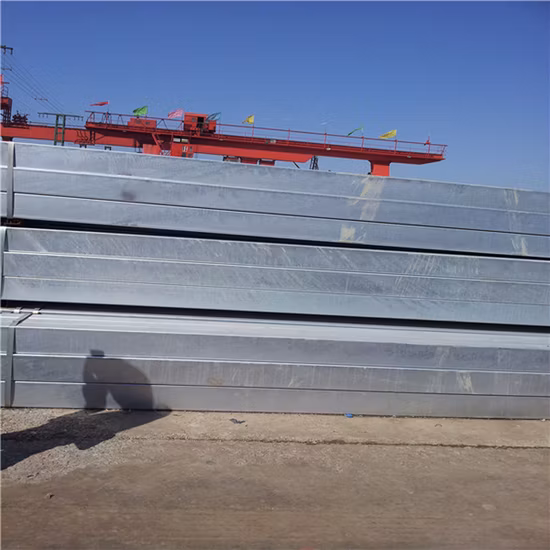 ASTM A500 A36 A53 Ms ERW Hollow Steel Pipe Gi Hot DIP Galvanized Steel Pipe EMT Welded Steel Square Round Pipes