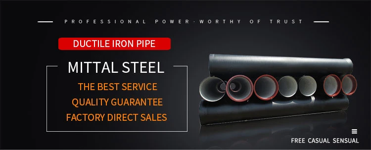 Factory Cheap Price 9 ISO2531 En545 Underground Pipes Pricel Ductile Cast Iron Pipes